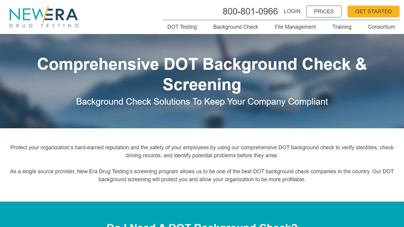 DOT Background Checks - Reduce Risk & Protect Your Reputation